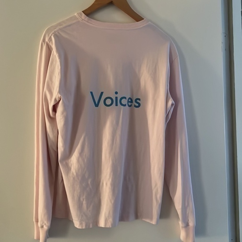 Outdoor Voices Los Angeles California Baby Pink Long Sleeve Shirt - Picture 7 of 7